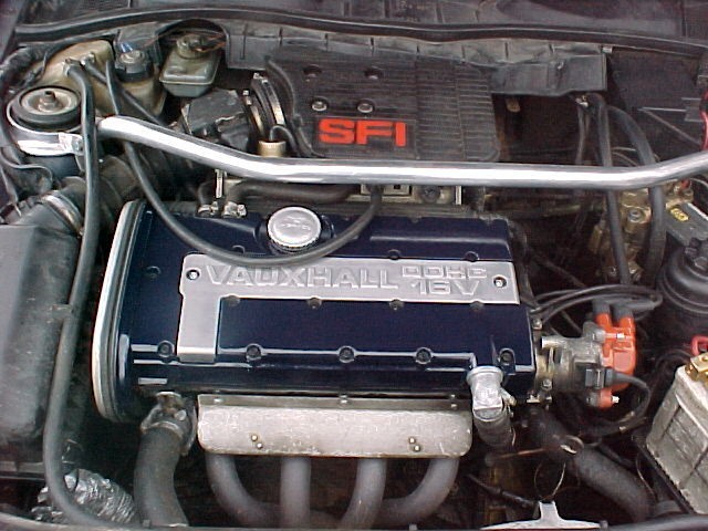 Blue and Polished Rocker Cover